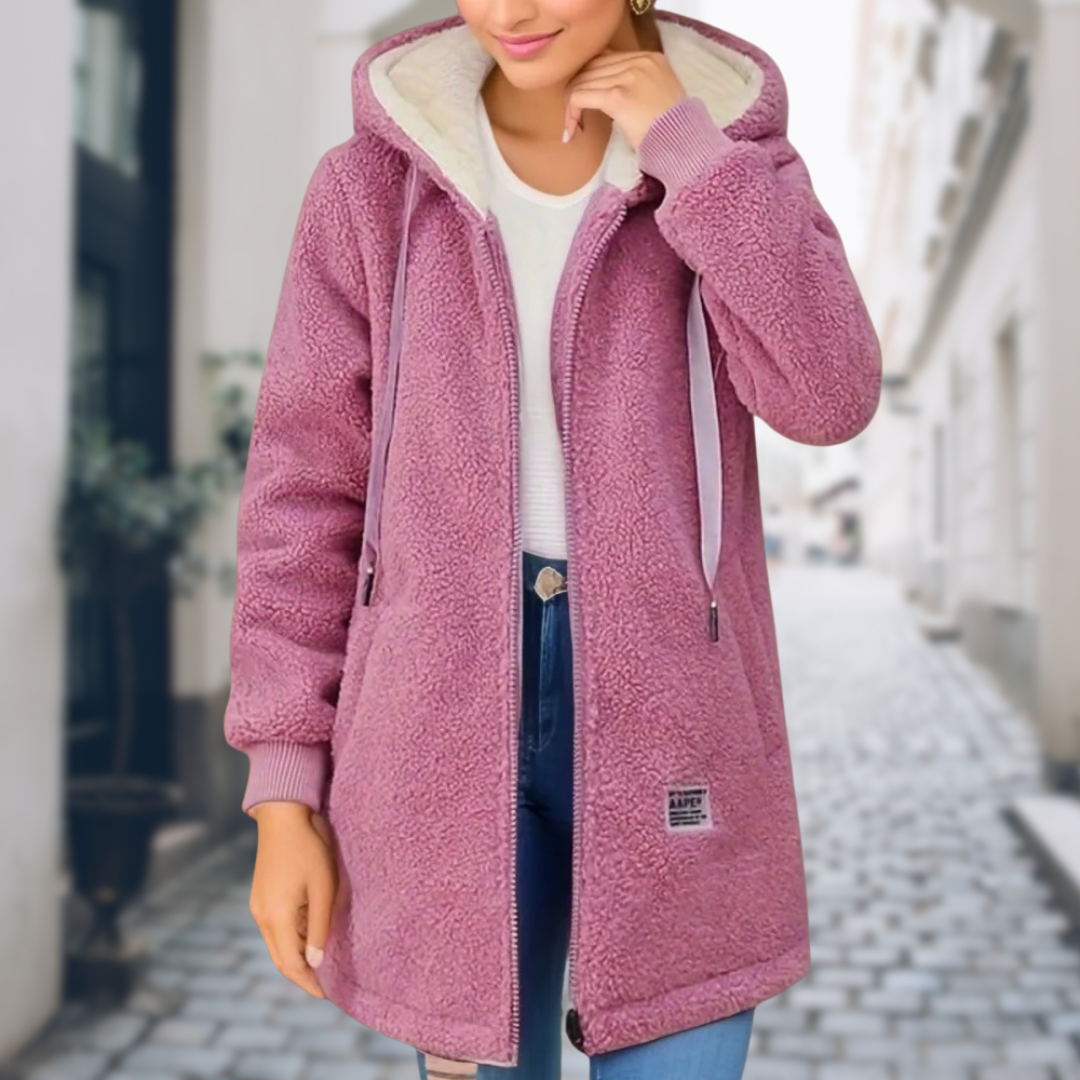 Glenda | Fleece Jacket With Hood