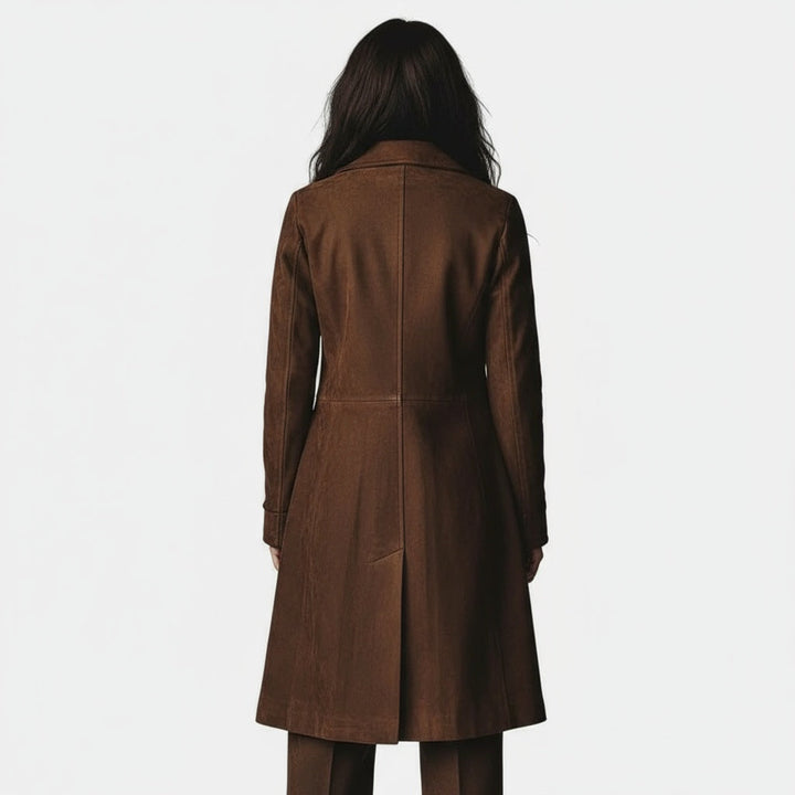 Giulia - Long Suede Coat