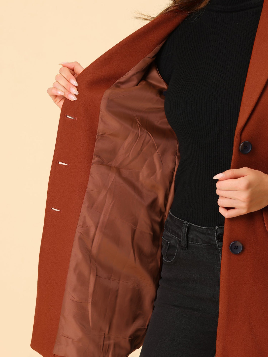 Marielle | Classic Wool Coat with Collar