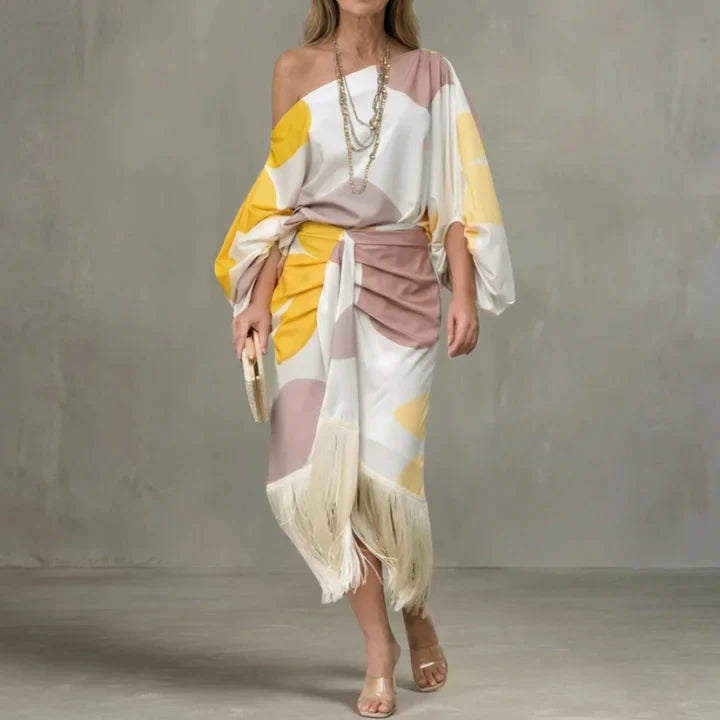 Daniela | Elegant Fringed Dress