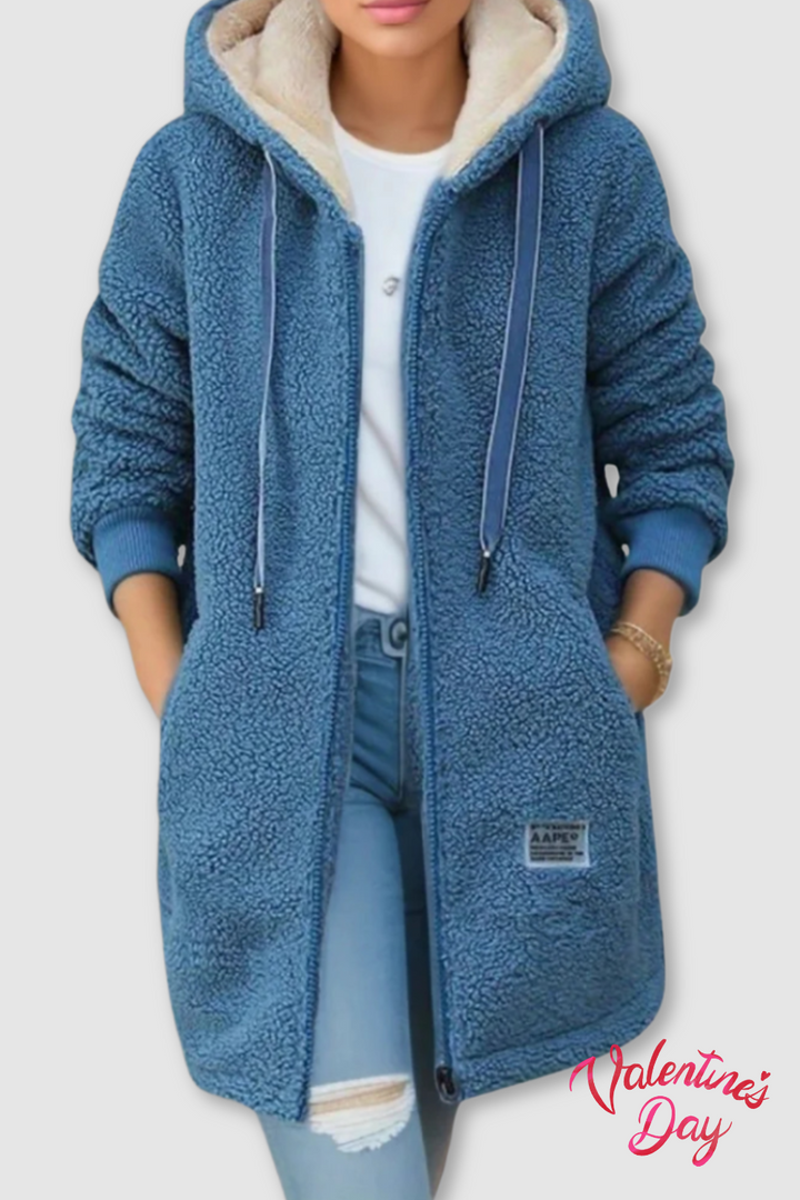 Glenda | Fleece Jacket With Hood