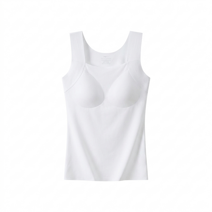 Women's Band-Free Built-In Bra Tank Top